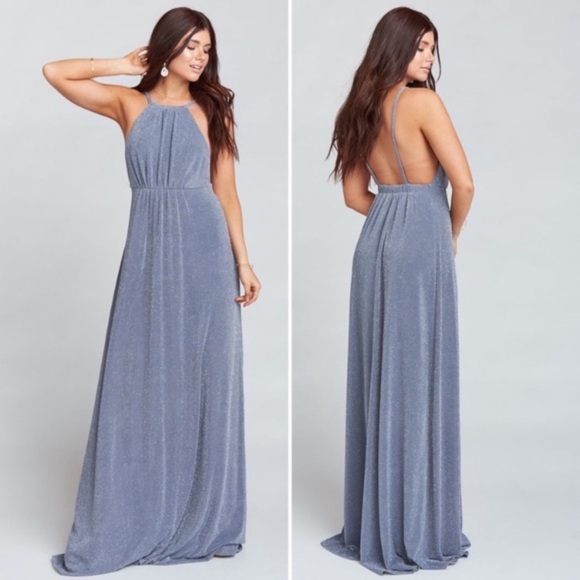 Show Me Your Mumu Amanda Maxi Dress
Dancing Queen Shine Smoke Gray Size: Medium - Picture 2 of 9